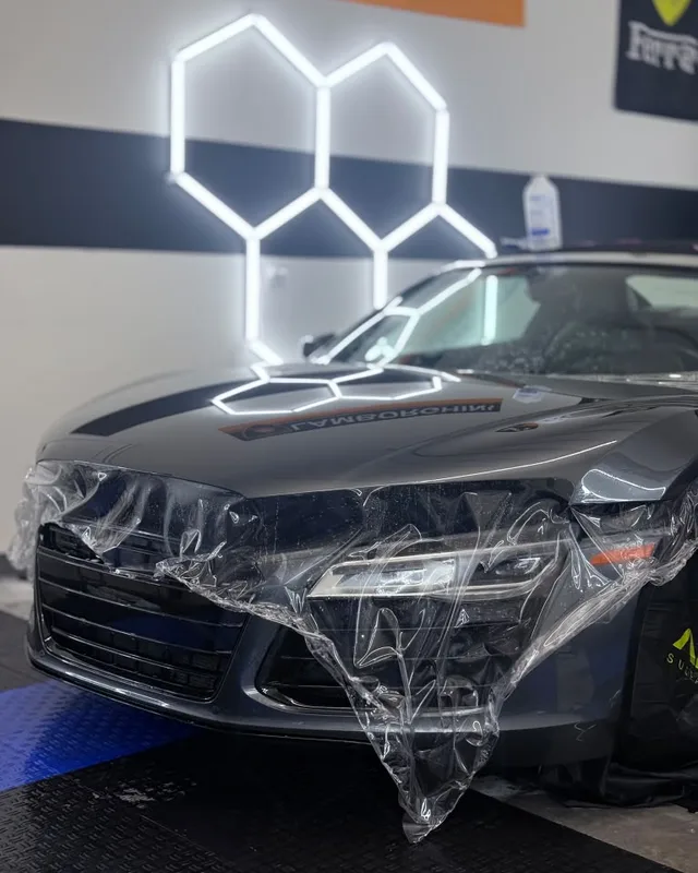 Audi R8 — PPF going on, by Beebe Luxury Auto Detail