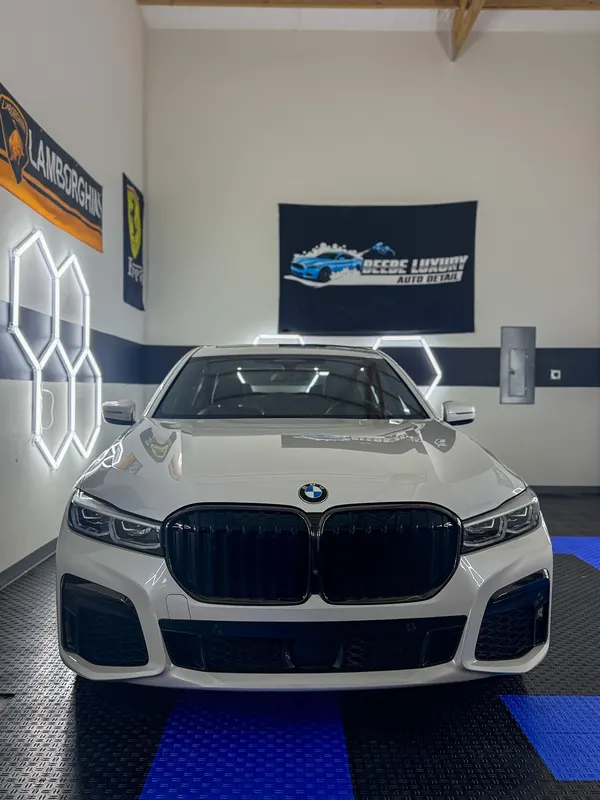 BMW 7 Series — 3-year ceramic coating + front two ceramic tint, by Beebe Luxury Auto Detail
